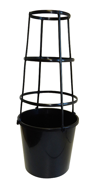 10.5 x 9.25 Tomato Pot Black - 60 per case (Pot Only) - Decorative Planters